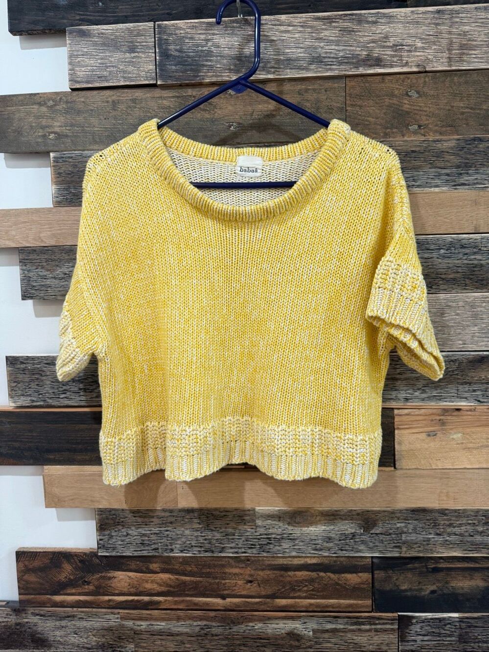 Babaa sweater knit top sz 2